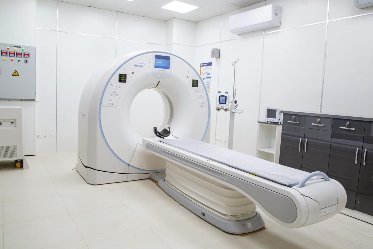 Radiologist at work